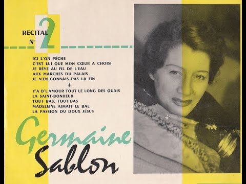 Germaine Sablon   " c'est lui que mon coeur a choisi " version 1953