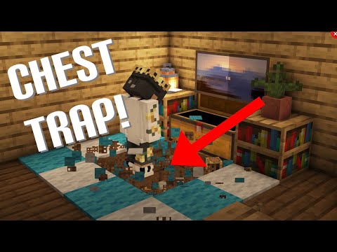 How to make a CHEST TRAP in Minecraft