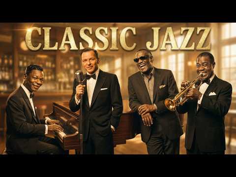 Frank Sinatra, Nat King Cole, Ella Fitzgerald, Dean Martin 🎙 Vintage Old Jazz 50's 60's 70's
