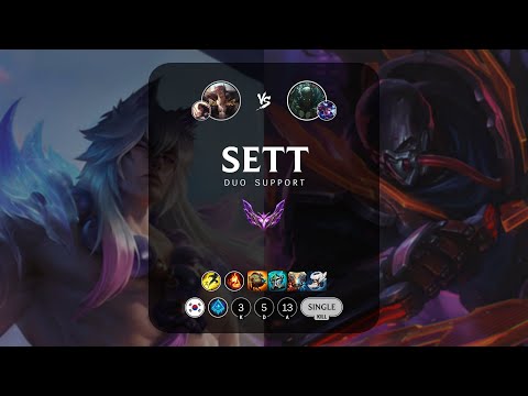Sett Support vs Pyke - KR Master Patch 14.1