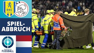 Medizinischer Notfall - Zusammenprall überschattet Ajax-Spiel | RKC Waalwijk - Ajax Amsterdam