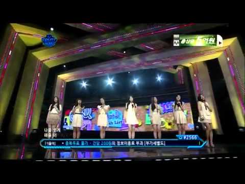 A Pink - Wishlist @ M! Countdown (Hot Debut Stage) 110421