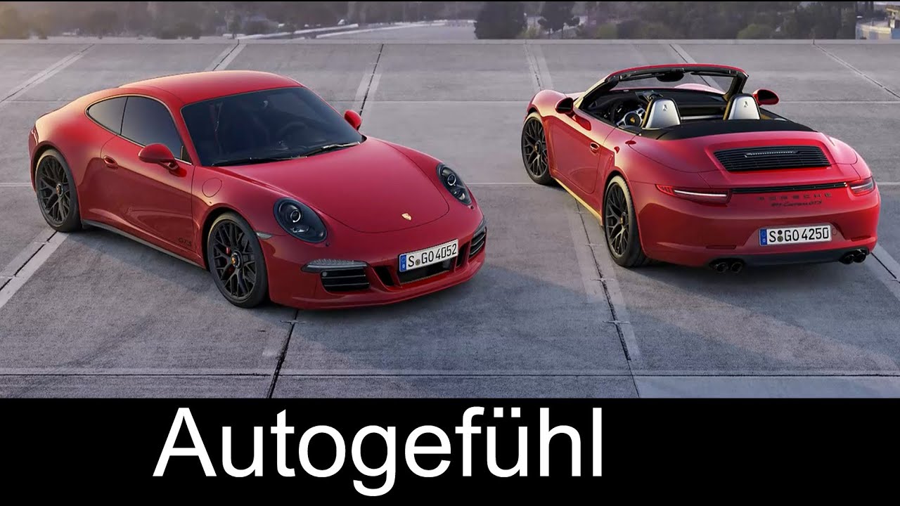 All-new Porsche 911 Carrera GTS & 2015 Porsche 911 Carrera GTS Cabriolet first look - Autogefühl