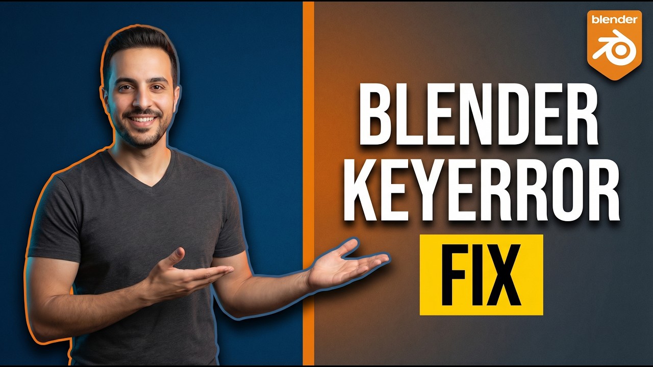 Blender KeyError Fix (Quick Python Error Guide)