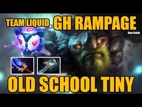 Team Liquid GH OLD SCHOOL TINY RAMPAGE COMBO WITH IO - Dota 2