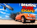 Escaping an ATTACK PLANE in BeamNG Drive Mods!!