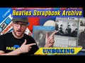 Unboxing Huge Beatles Solo Scrapbook Cuttings Archive 1964 1999