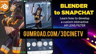 Blender to Snapchat AR video thumbnail