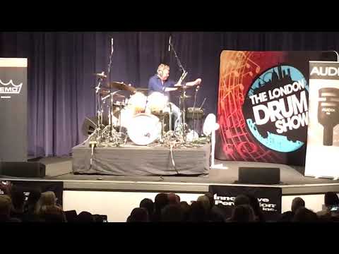 John ‘JR’ Robinson performing ‘Rock With You’ at London Drum Show 2018