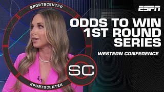 Western Conference: Odds to win 1st round series 🏀 | SportsCenter