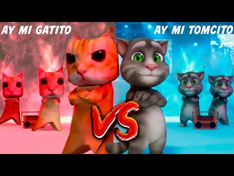 Ay mi Gatito Miau, Miau vs  Ay mi Tomcito Miau, Miau | TikTok Trend | Montagem Miau