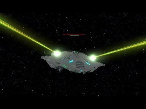 NEW Voth Palisade Science Vessel vs. 3 Devore Warships | Star Trek Bridge Commander