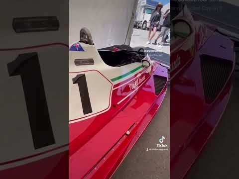 Niki Lauda Ferrari F1 car at the Rolex Monterey Historic Reunion it just doesn’t get any better.