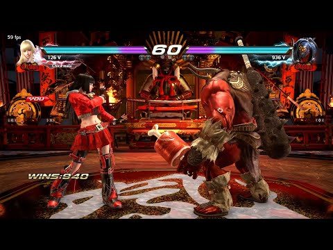 L7 04 Lili Rochefort Ryona RED VS Gigas - Tekken 7 ( Uchiha x24 ) Gameplay PC RX 570