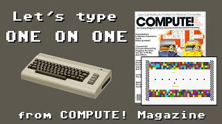 Let's Type One on One from COMPUTE! Magazine - Commodore 64 - Issue 36, May 1983