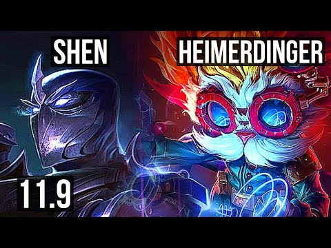 SHEN vs HEIMERDINGER (TOP) | 5/1/12, Rank 6 Shen | JP Master | v11.9