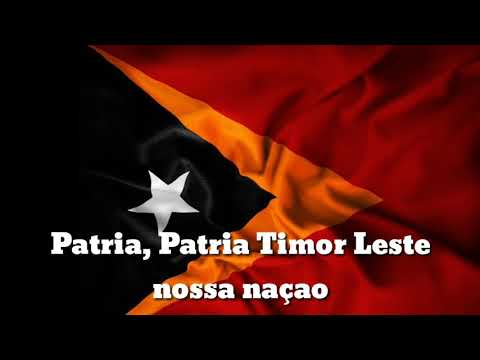 Lirik, Lagu kebangsaan Timor Leste Patria Patria...