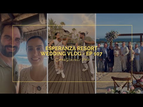 Intimate wedding at Esperanza Resort