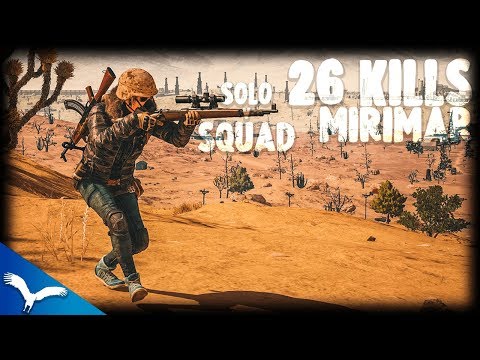 Hunting squads on MIRAMAR! 26 Kills Solo Squad Kaymind PUBG Highlight