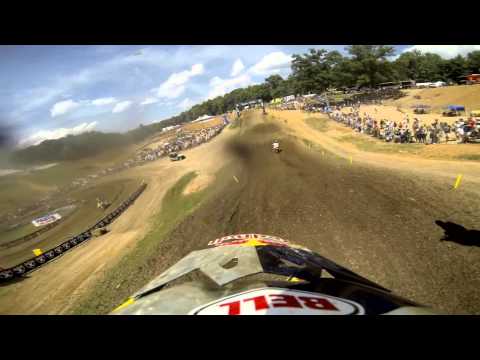 GoPro HD: James Stewart Scrub - Muddy Creek MX Lucas Oil Pro Motocross Championship 2013