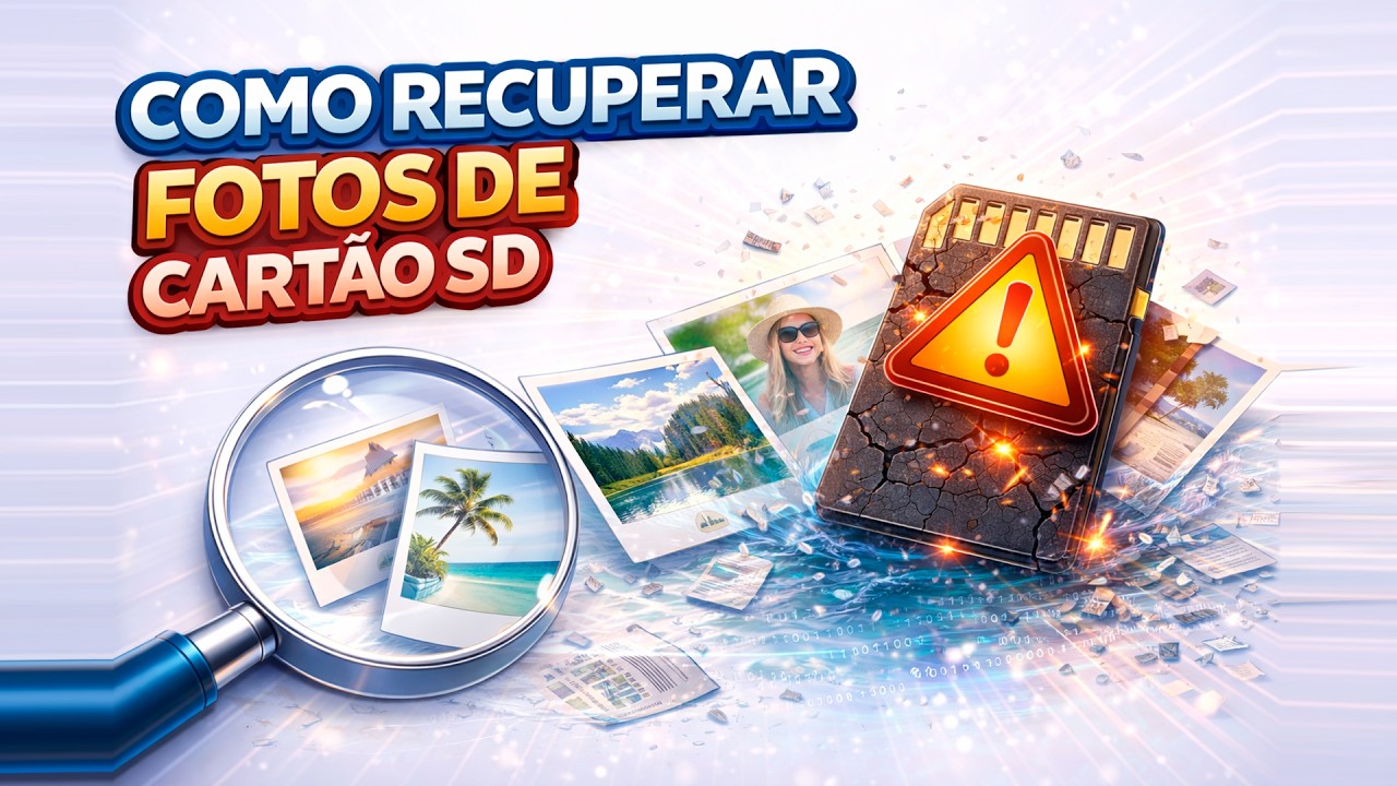 Recuperar arquivos apagados do cartão SD