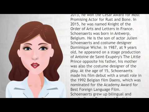 Matthias Schoenaerts - Wiki Videos