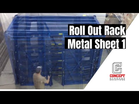 Roll Out Rack Metal Sheet 1