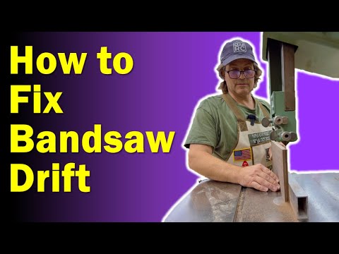 How to Adjust for Bandsaw Drift