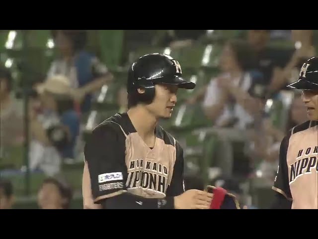 【9回表】ファイターズ・西川 センター前へ貴重な追加点となるタイムリーヒットを放つ!!  2016/7/27 L-F