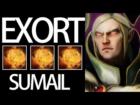 Exort 7.02 META Mid Carry Invoker by Sumail Dota 2
