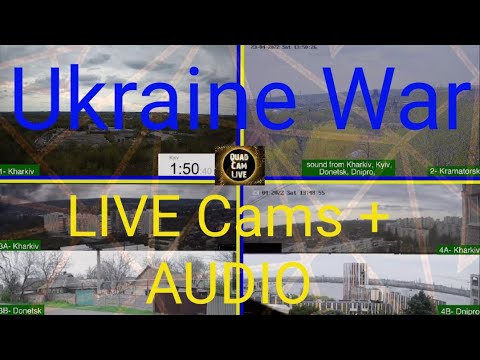 [UKRAINE WAR DAY78] LIVE #UKRAINE CAMS WITH AUDIO FROM #KYIV #KHARKIV #DNIPRO #DONETSK AND MORE #WAR