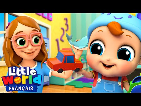 Être gentil et partager avec les amis | Comptines pour les tout-petits | Little World Français