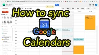 How to Sync Two Google Calendars