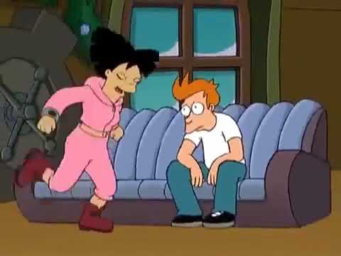 Futurama Amy Kicks His Knee Scene 2000