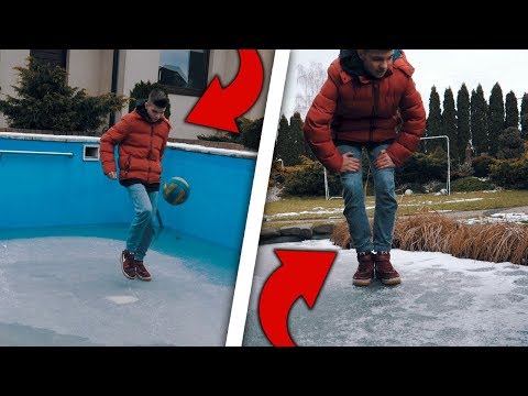 DOKONAŁEM NIEMOŻLIWEGO! Grałem w PIŁKĘ NOŻNĄ **na lodzie**