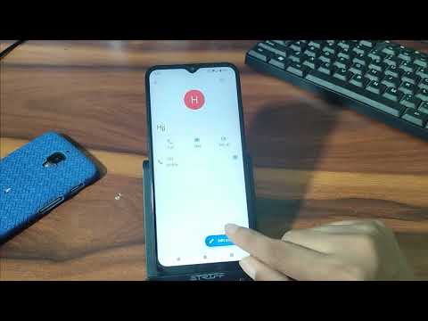 How to save contact number with photos Moto e7 pawer
