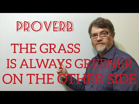 Tutor Nick P Proverbs 14 The Grass Is Always Greener on the Other Side (of the Fence)