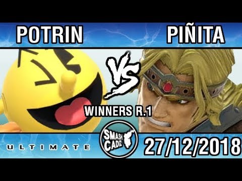 [Bastinazo Ultimate] Potrin (Captain Falcon, Pac-Man) vs Piñita (Simon) SSBU Winners Round 1