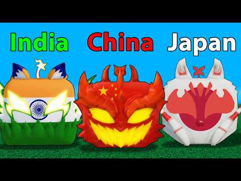 Blox Fruits But Countries Decide My Fruits