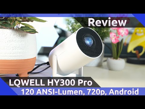 LQWELL Projector HY300 Pro 120 ANSI Lumens, Android, 130-inch for iPhone/PC/Xbox Review (2025)