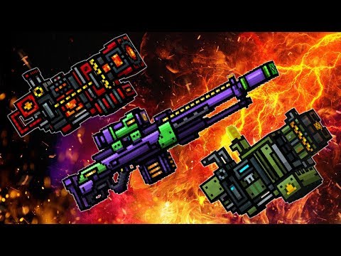 Lava Thrower + Eva + Meteor Shower - Pixel Gun 3D