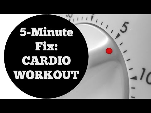 5 Min Fix: Cardio Blast Fat Burning Workout All Levels No Equipment Home Routine