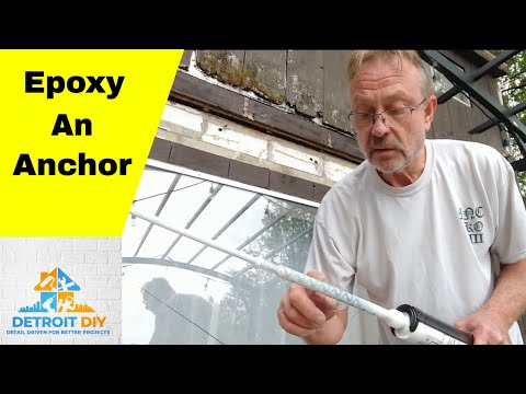 How To Epoxy An Anchor In A Hollow Block Wall | Simpson Set XP Epoxy (Deck Build DIY #5)
