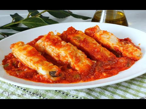 Bacalao con tomate🐟LA RECETA DE TODA LA VIDA