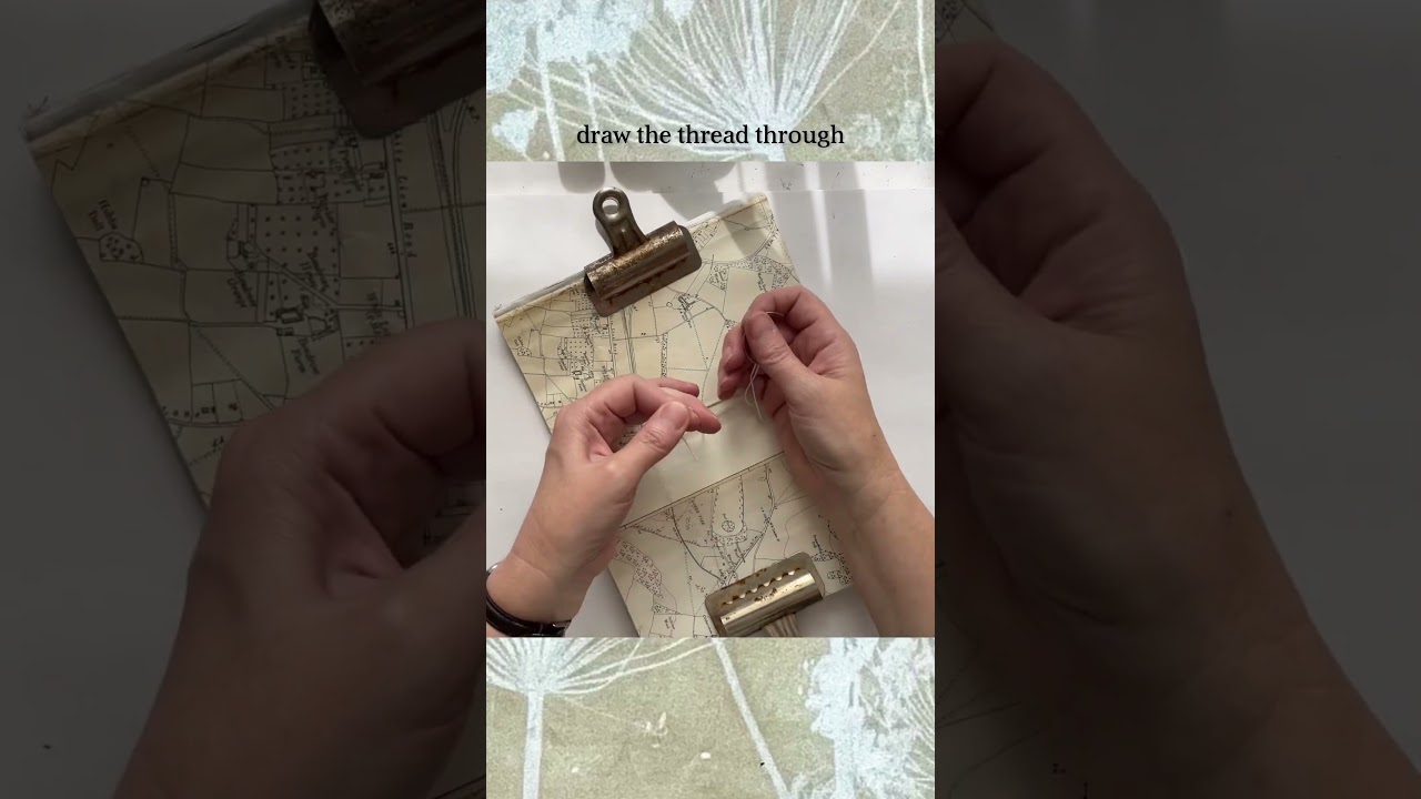 The easiest book binding method! #handmadebooks #artbooks