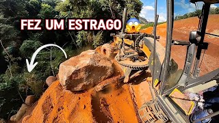 O que vocês acharam desse trampo de motoniveladora? #patrola #motoniveladora #maquinas 