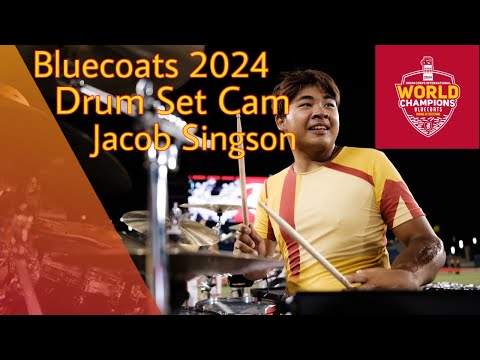 Bluecoats 2024 Drum Set Head Cam - Jacob Singson | 🟥 Change is Everything 🟥
