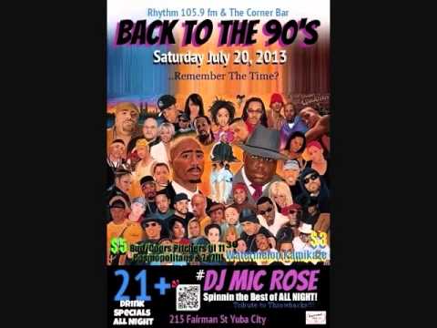 Back To The 90s Party at The Corner Bar - Rhythm 105.9fm