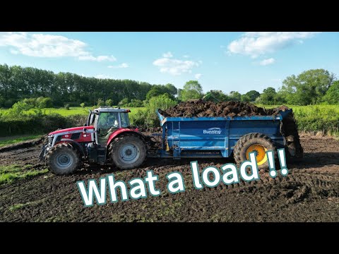 Muck spreading #masseyferguson #merlo #bunnings