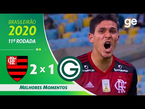Gols e lances de Flamengo x Goiás